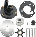 Water Pump Impeller Kit for Johnson Evinrude 6 HP Outboard (0763758, 0391391)