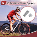 Bicycle Spokes Replacement 101mm 45 Steel Galvanized for 13G Wheel (36 Pack)