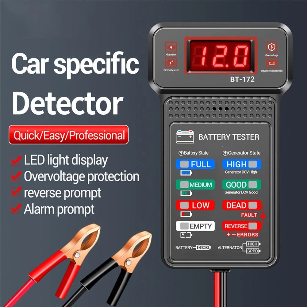 RT01 Relay Tester for 12V 24V DC Systems + BT172 Voltmeter Ammeter