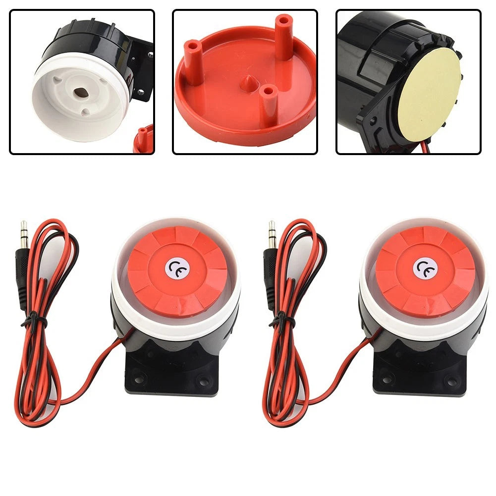12V DC Indoor Siren 120dB for Home Security Applications