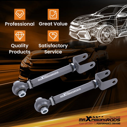 Adjustable Rear Suspension Toe Arms Kit +/- 3 Degrees for Ford Mustang (2015–2023)
