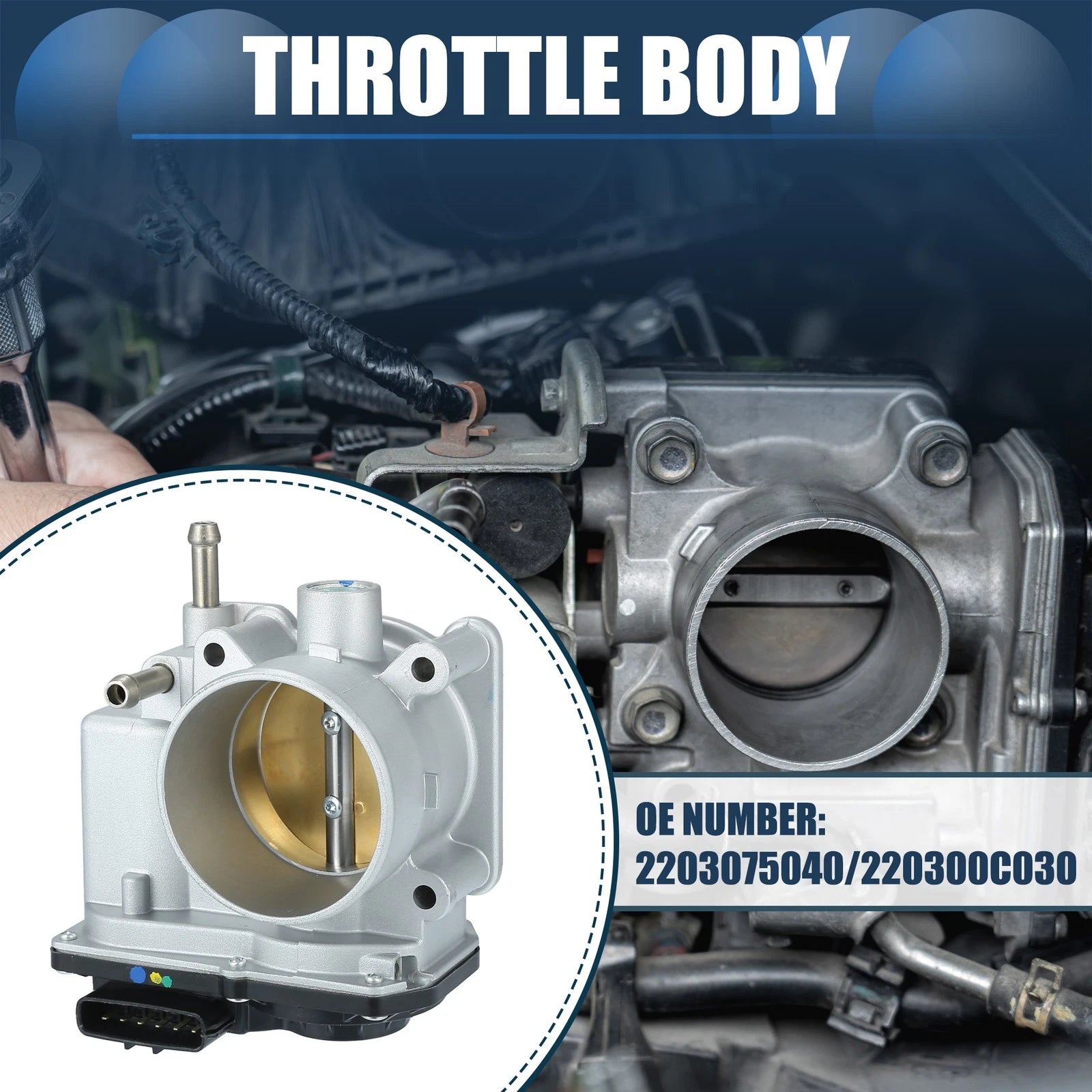 Throttle Body Replacement for Toyota Tacoma 2.7L L4 (2016–2022)