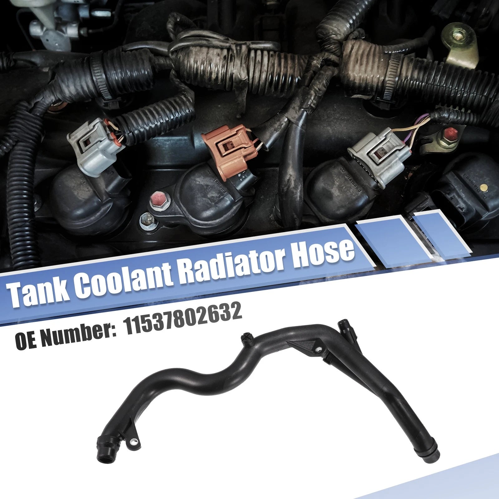 Heater Hose Radiator Expansion Tank Pipe Replacement for BMW 335d (2006–2018)