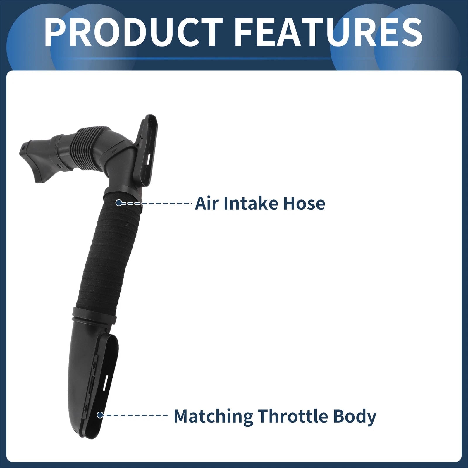 Engine Air Intake Hose Replacement for Mercedes Benz M-Class (2005–2011)