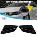 Rearview Mirror Cap Overlay Pair Black for Chevrolet Malibu (2016–2020)
