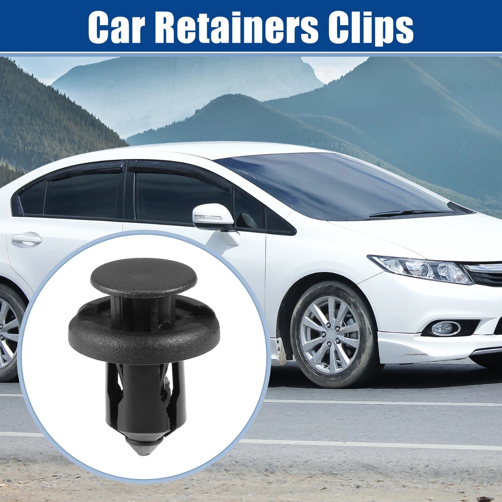 Bumper Retainer Clips Push Rivets for Honda Civic (2006–2021)