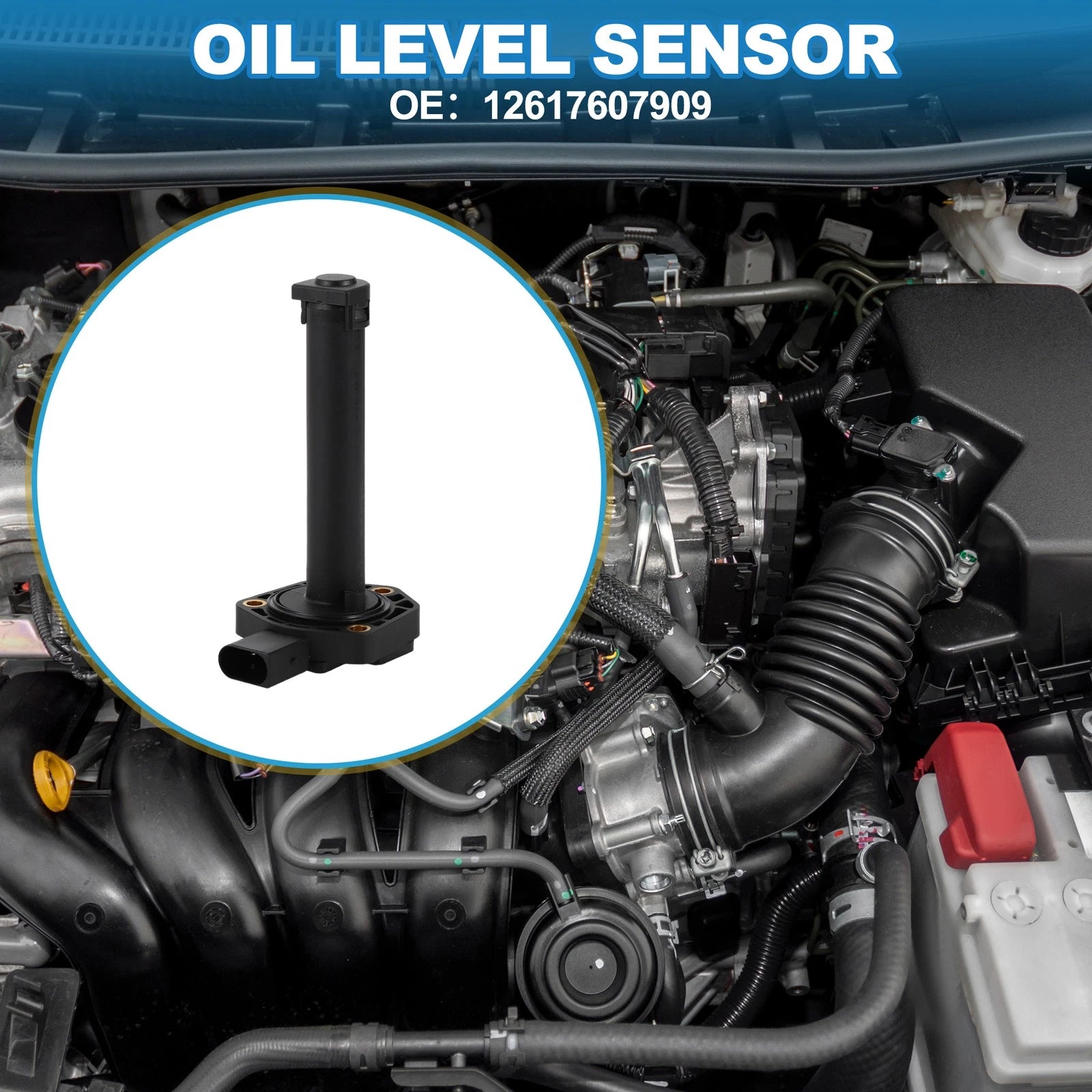 Engine Oil Level Sensor for BMW 525xi E60 (2006–2007) L6 3.0L Sedan