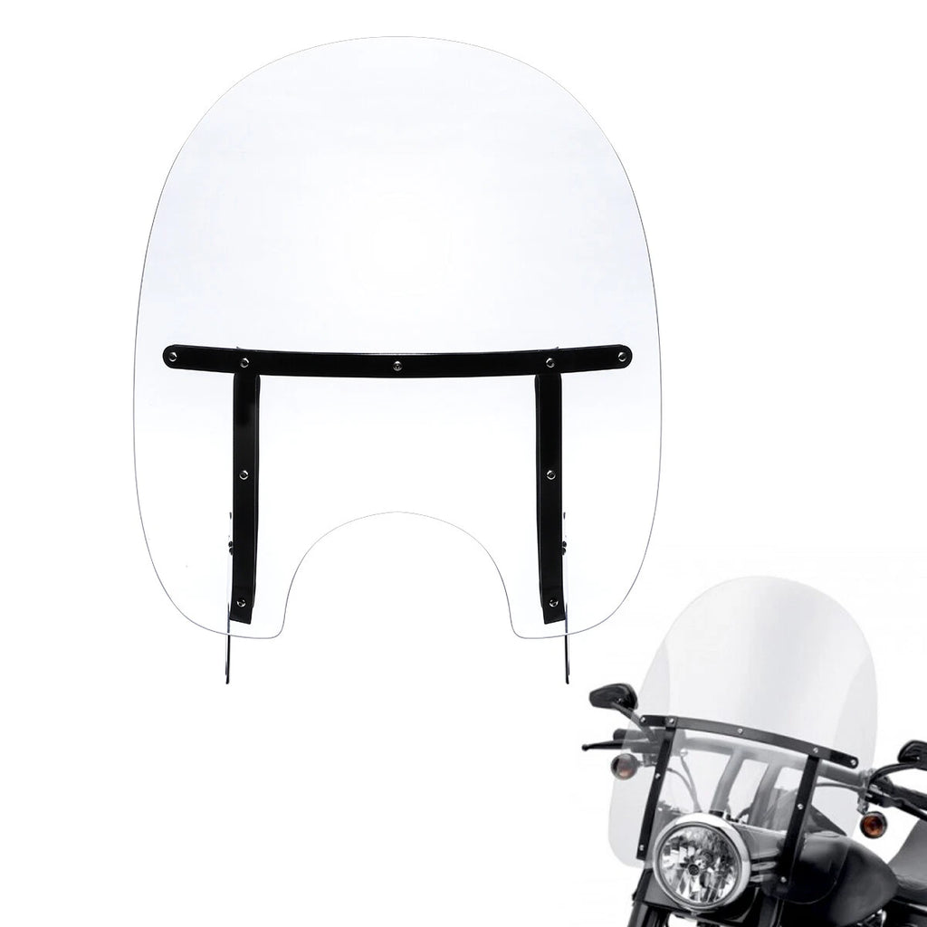Black Clear Windshield for Harley Touring Road King (1994–2025)