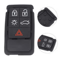 Soft Rubber Key Pad Replacement for Volvo XC60 XC70 V70 S60 S80 (2008–2017)