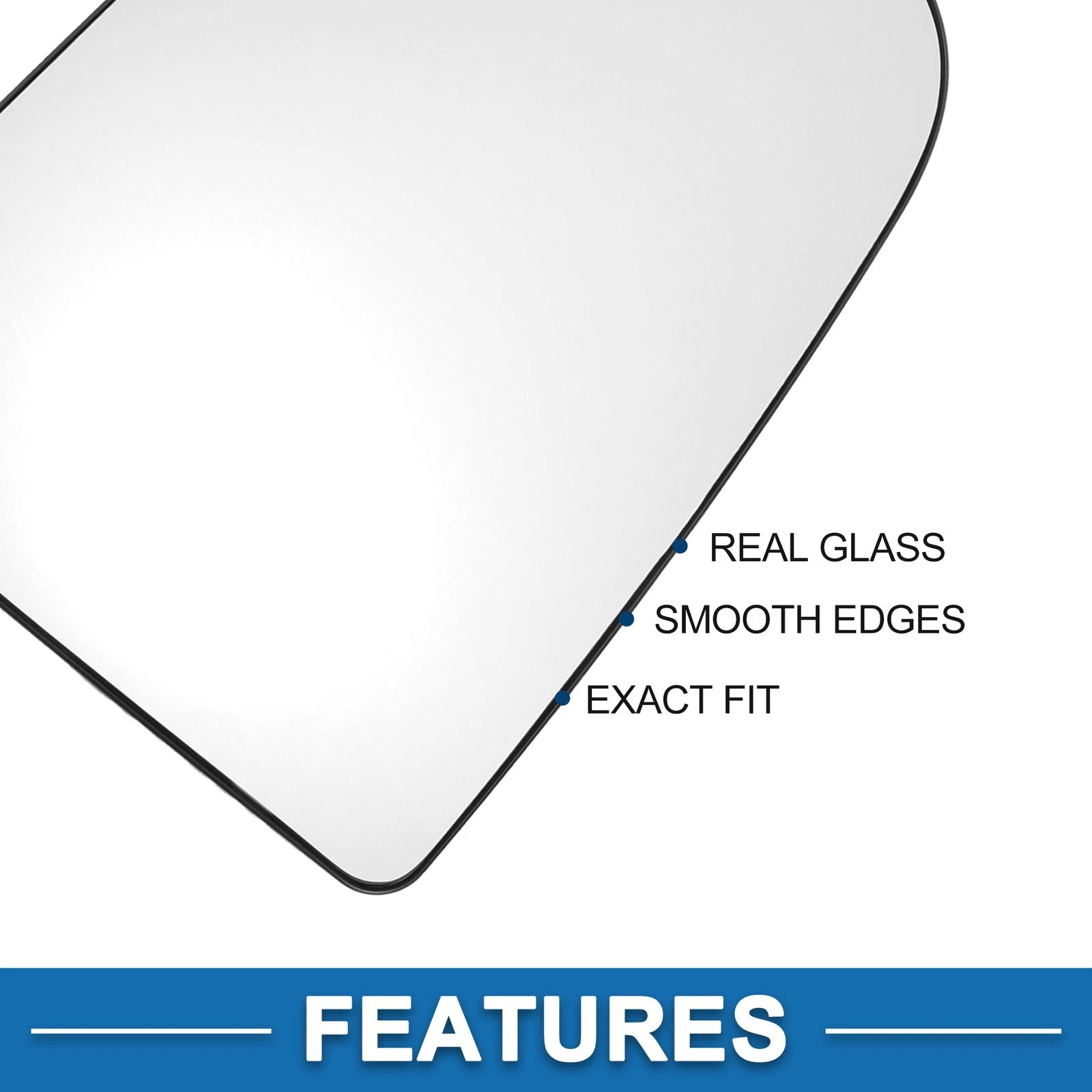 Heated Right Upper Side Mirror Glass Replacement for Mercedes Crafter (2017–2023)