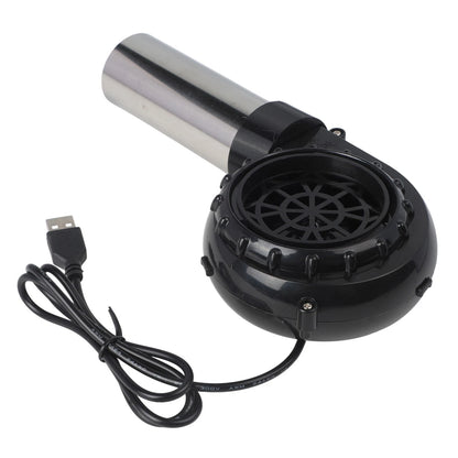 Handheld Adjustable Speed BBQ Blower for Outdoor Use (USB Powered)