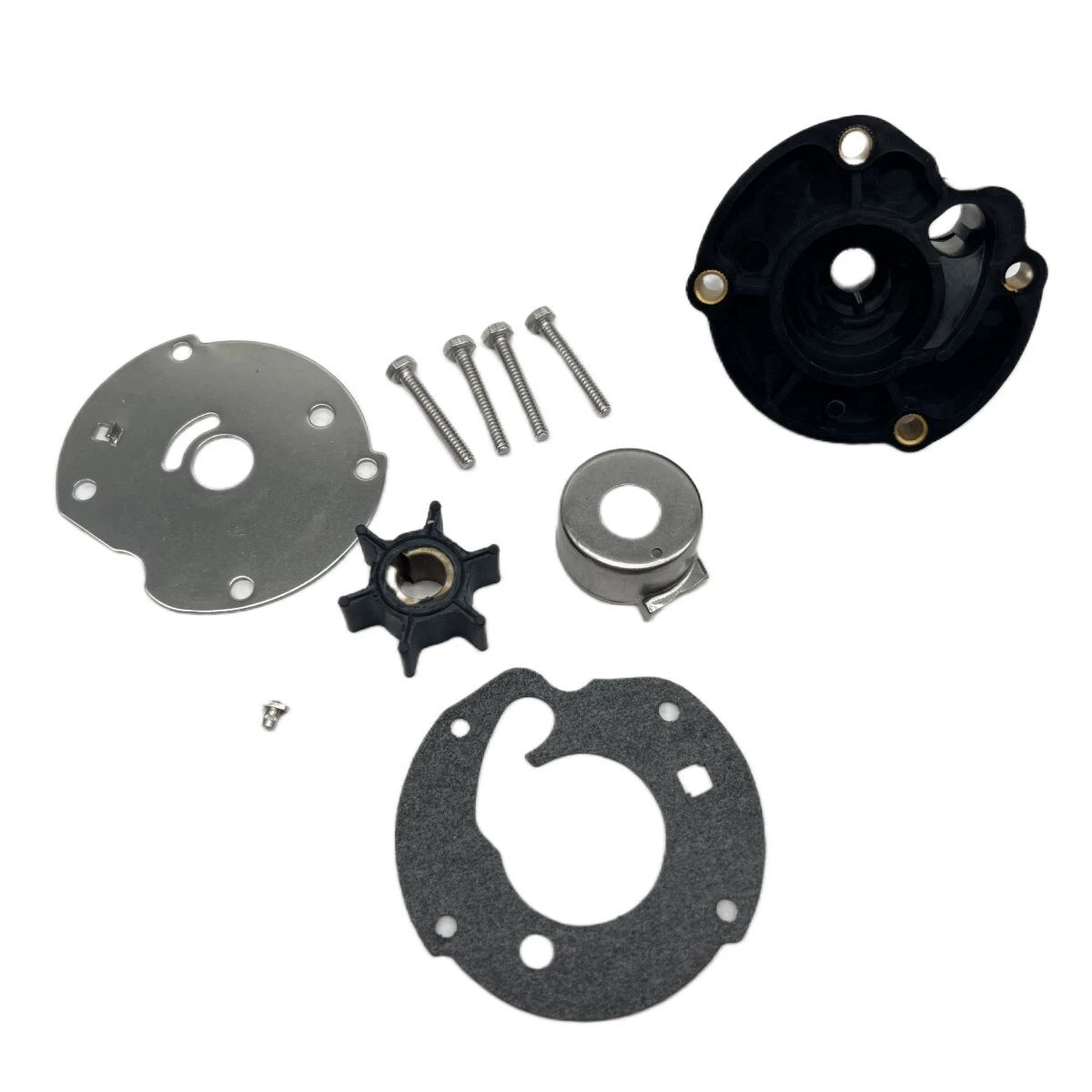 Water Pump Impeller Kit for Johnson Evinrude 6 HP Outboard (778166, 0379771)