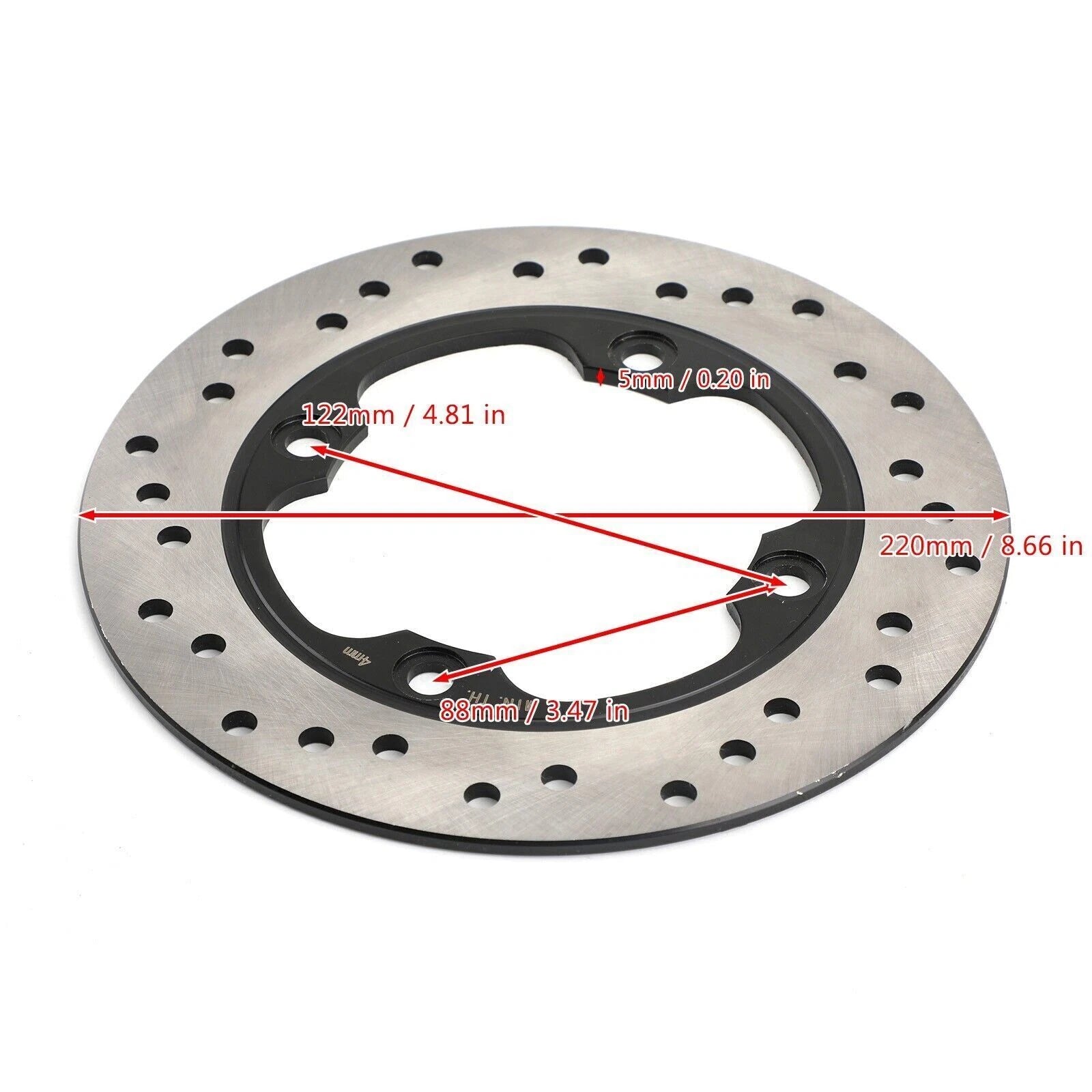Rear Brake Rotor Disc for Baby Speed Four 600, Street Triple 675 R (2001–2012)