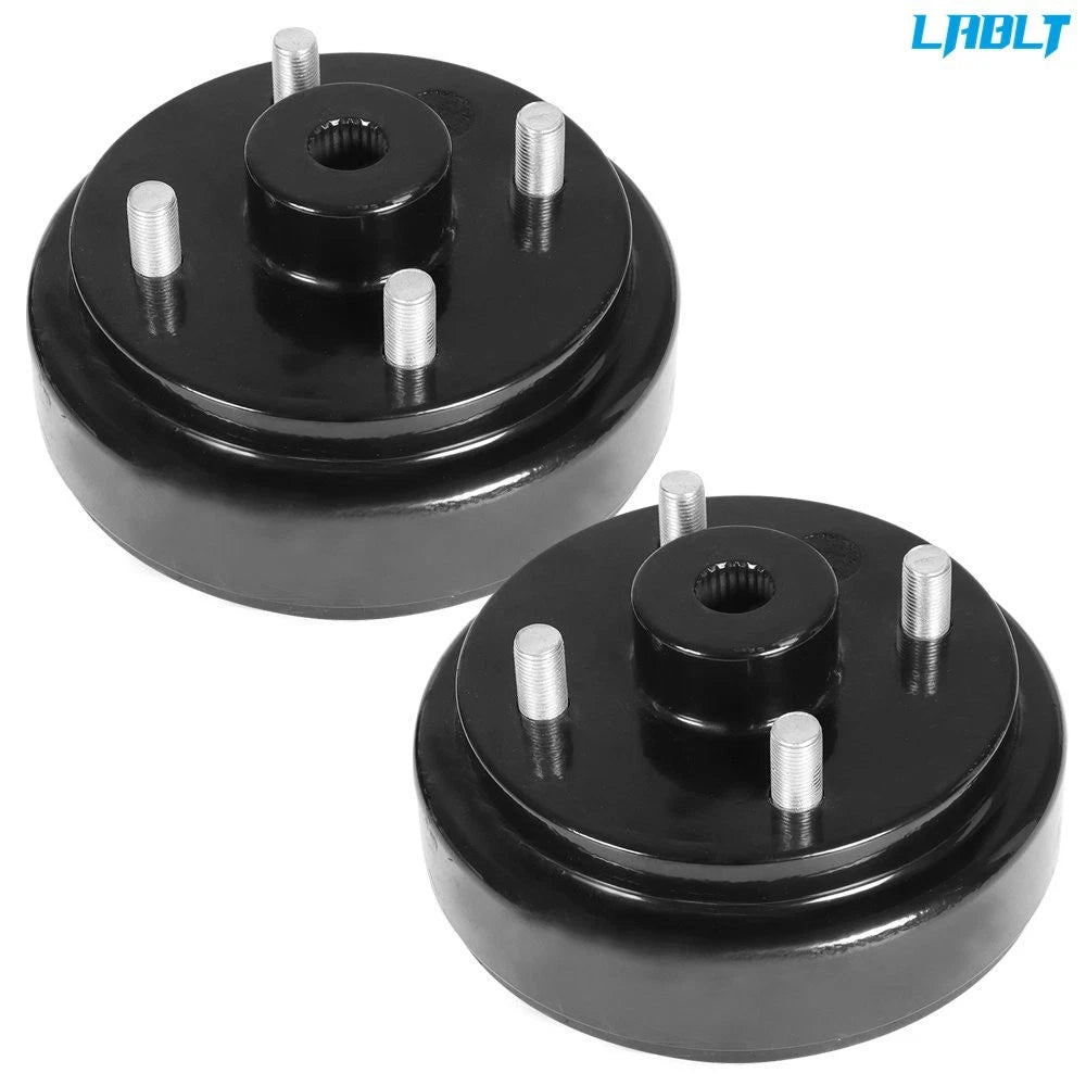2X Rear Wheel Brake Hub Drum for EZGO TXT (1982–Present) - LABLT 24 Teeth