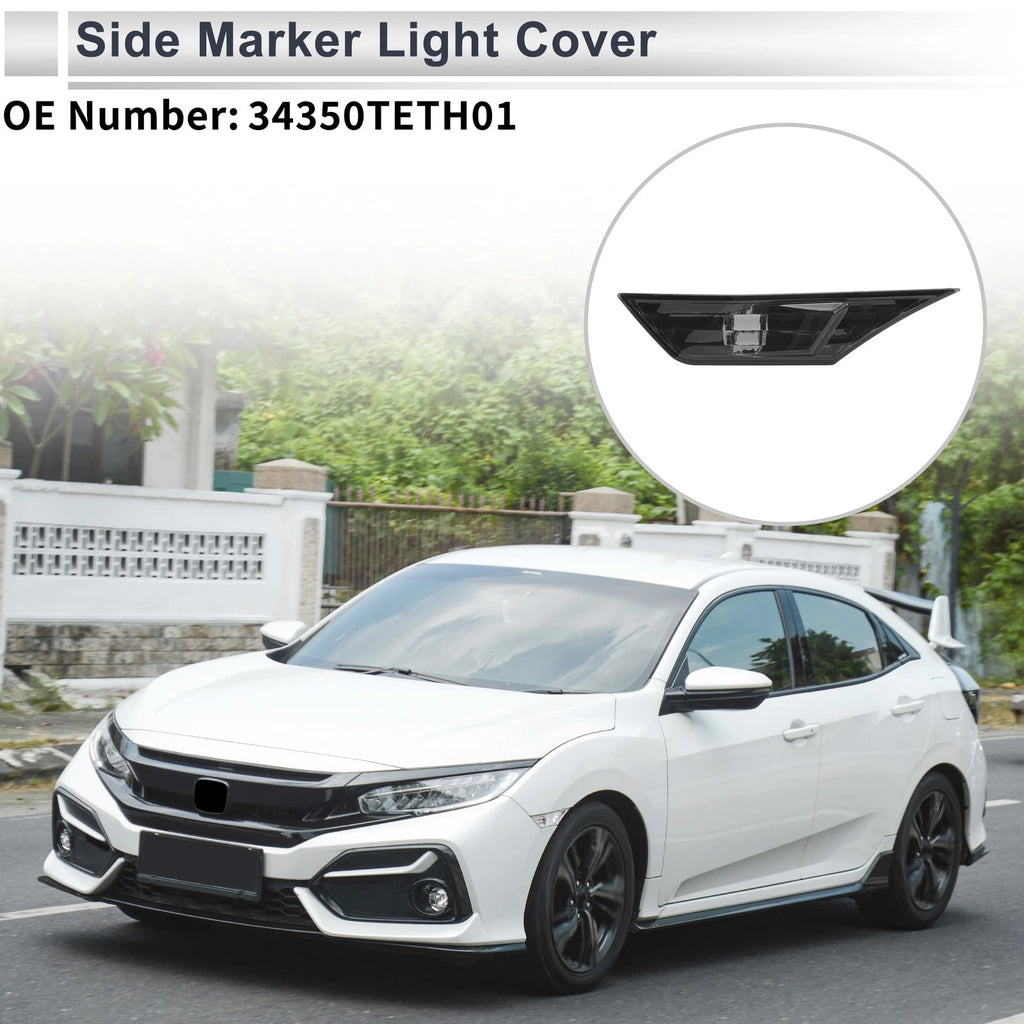 Left Side Marker Light Cover Replacement for Honda Civic (2017–2021)