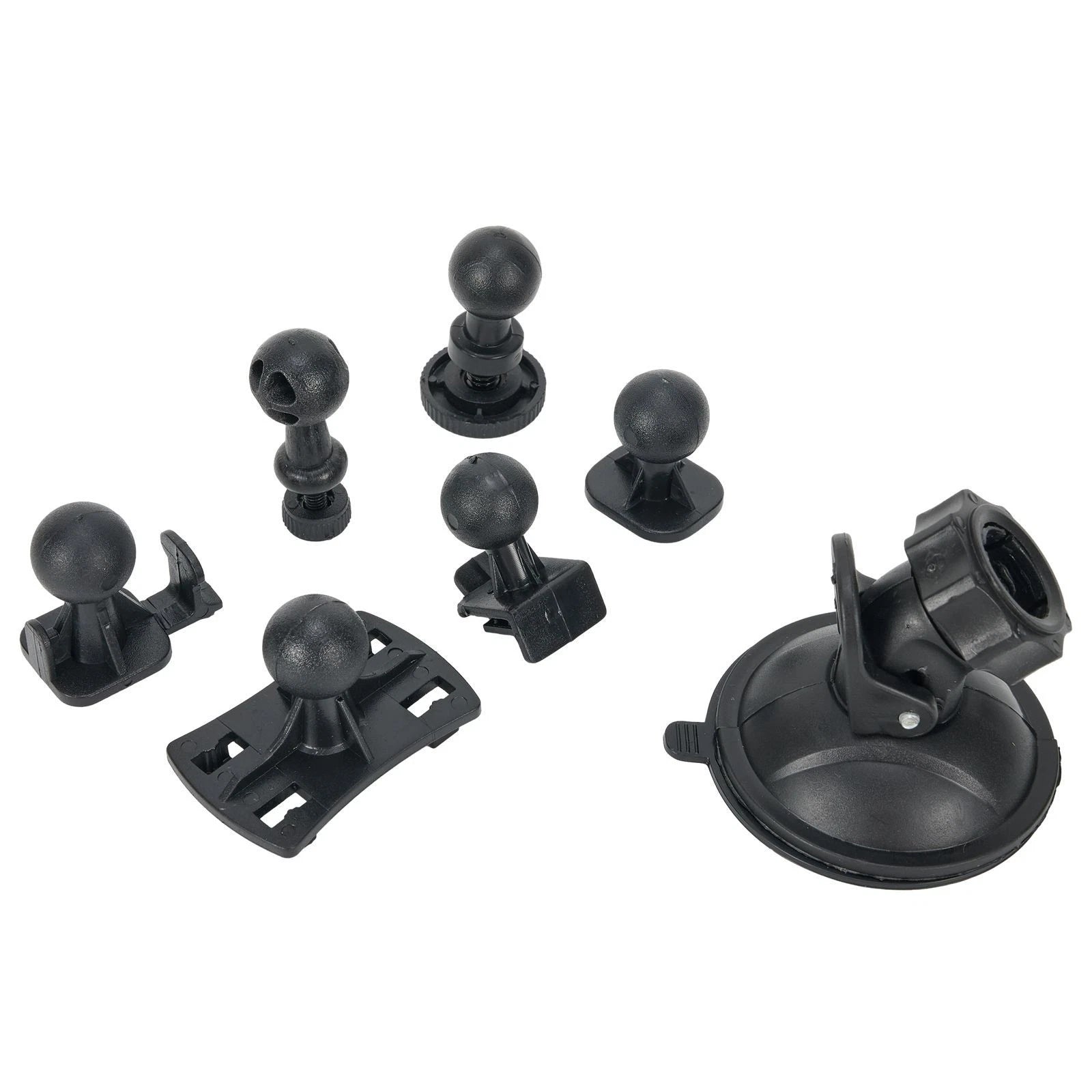 Driving Recorder Bracket Cam Mount Holder with 6 Adapters for