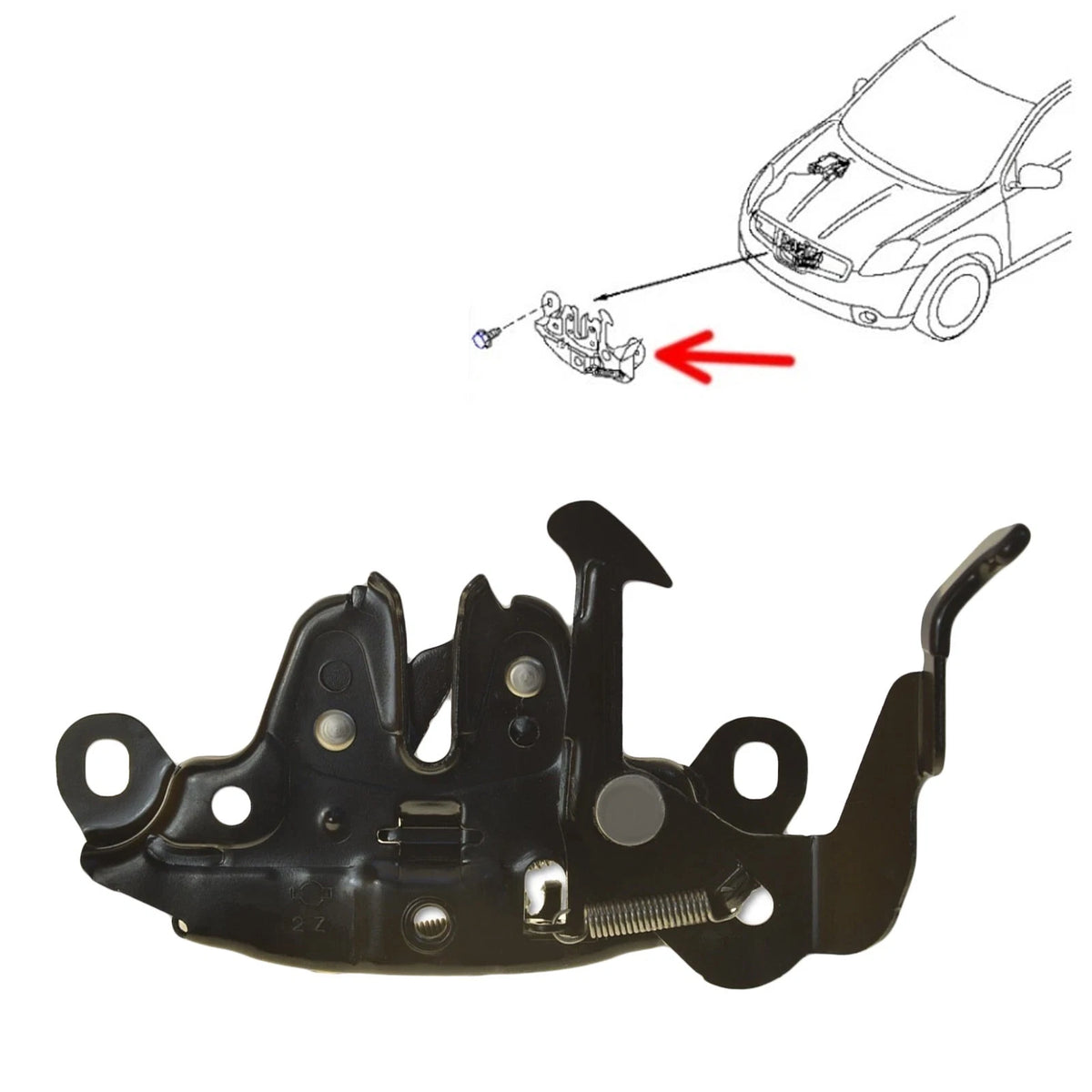 Hood Lock for DCI Turbodiesel (Compatibility Guaranteed)
