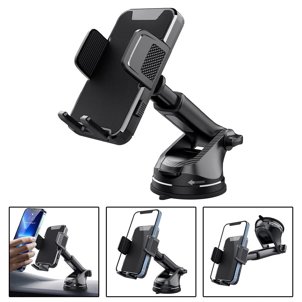 Adjustable Phone Holder for Optimal Viewing in Vehicles