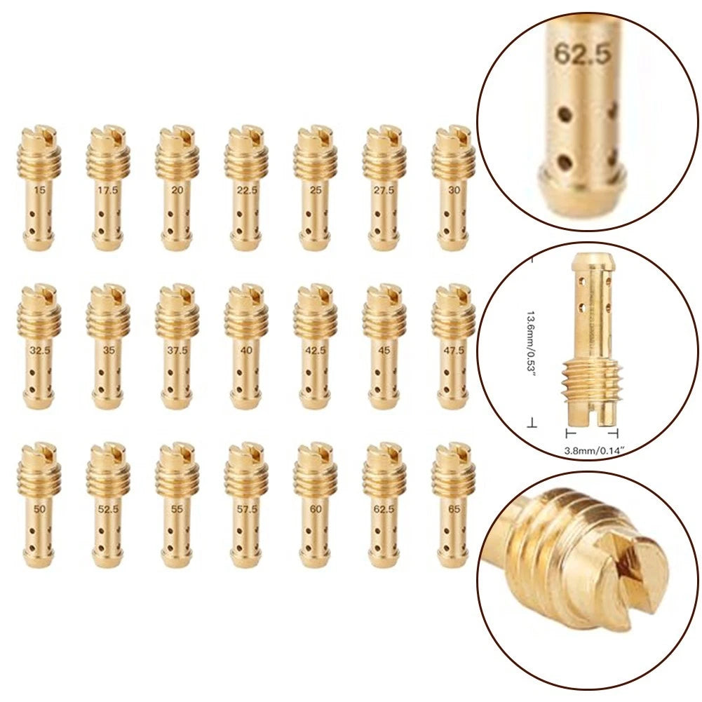 21PCS Carburetor Jets for Mikuni VMT, TM, TMX (Compatible)