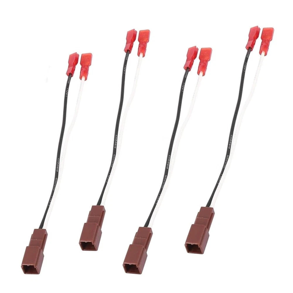 4Pcs Speaker Harness Wire Cable Adaptor for Nissan Xterra Pathfinder NV2500 (2000–2015)