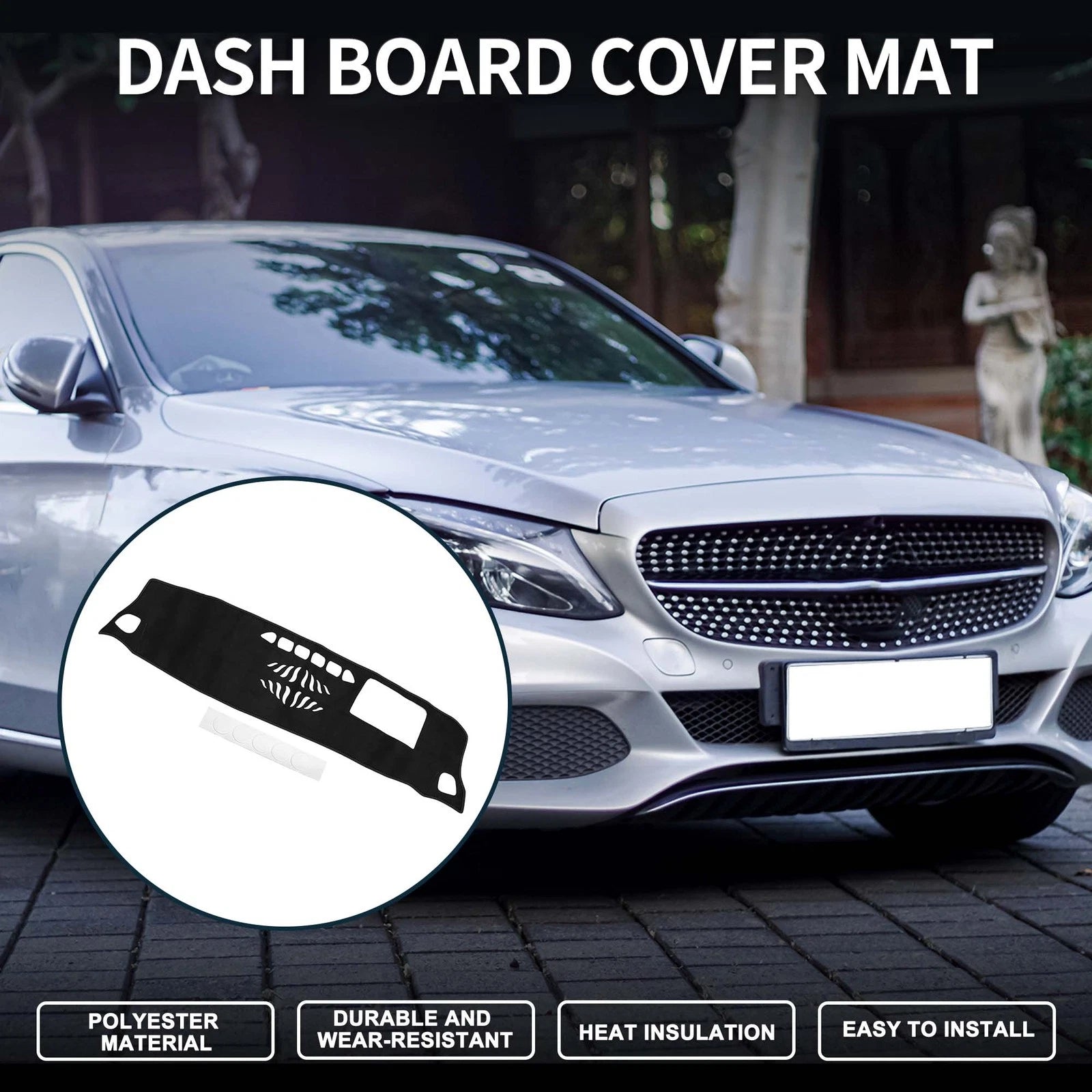 Dashboard Dash Cover Mat Replacement for Mercedes-Benz GLB X247 (2020–2022)