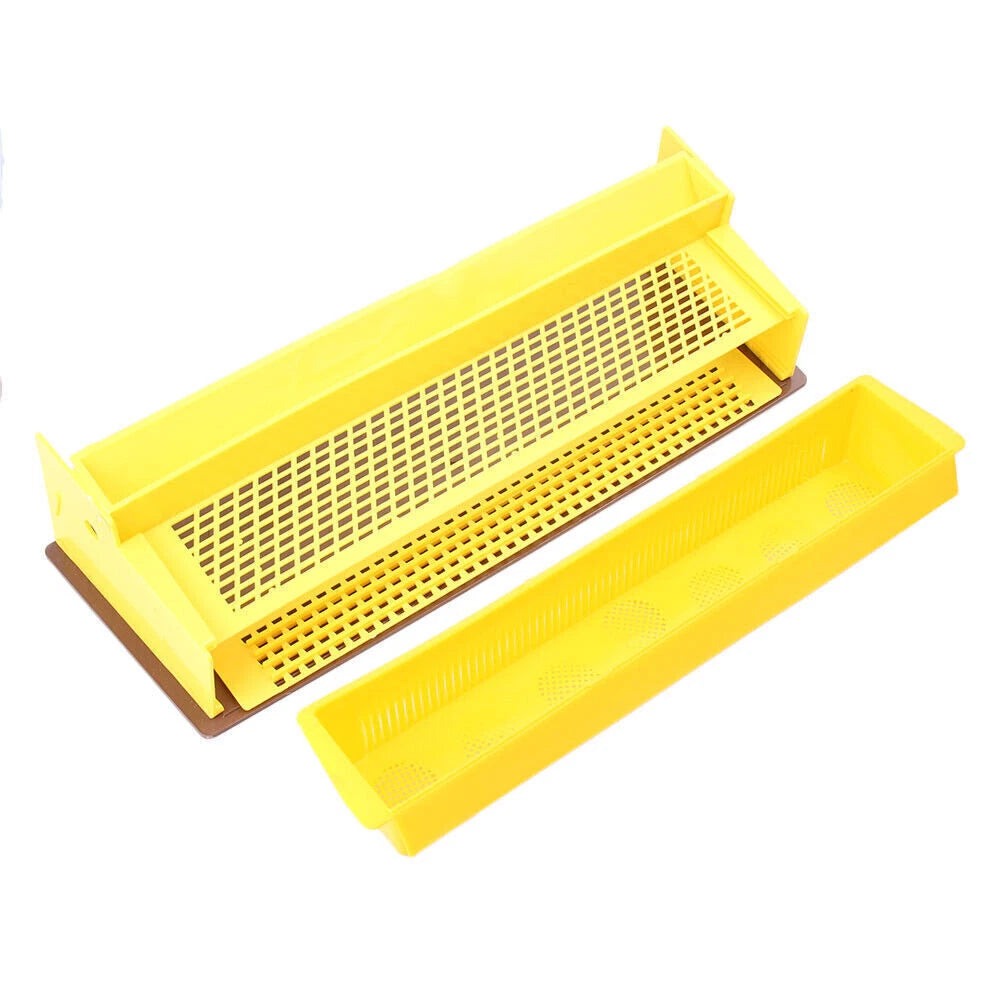 For Beekeeping Tools Beehive Bee Pollen Trap Collector Yellow 15.357.953.94"