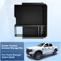Center Armrest Storage Tray Organizer for Ford Ranger (2024–2025)