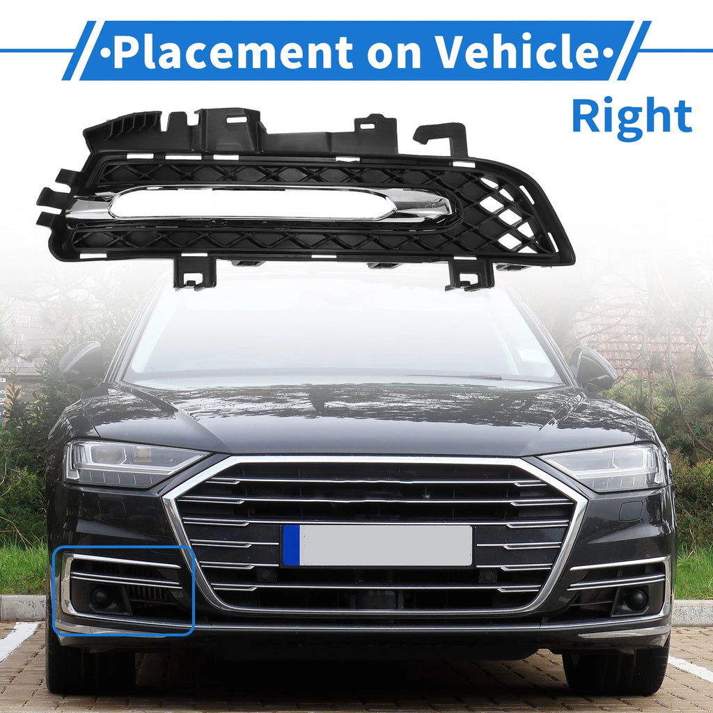 Front Right Fog Light Grill Replacement for Mercedes-Benz C-Class (2008–2015)
