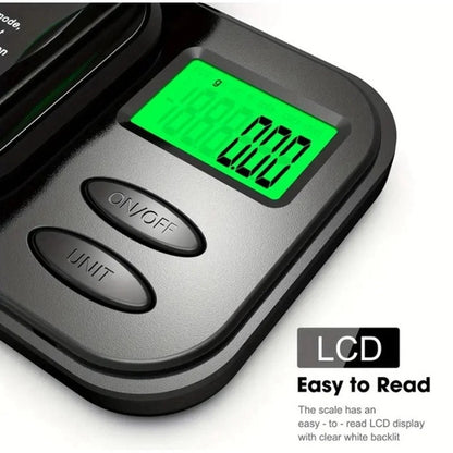 Jewelry Scale 500g Capacity 0.01g Accuracy Portable 10x6.5x2.3CM