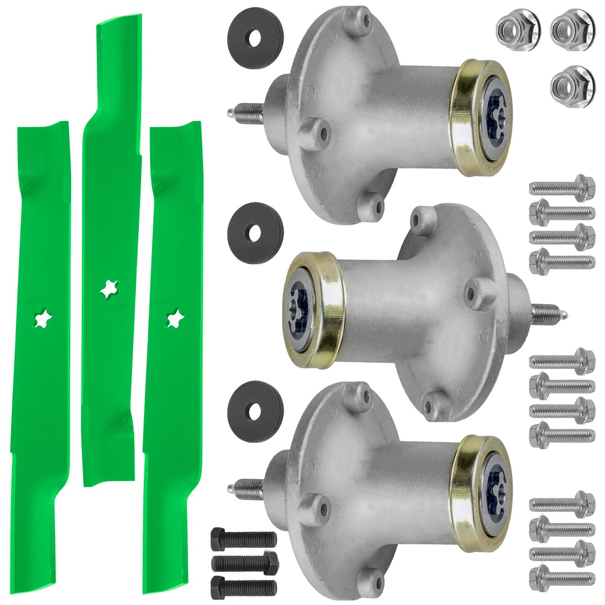 Deck Spindle Blade Rebuild Kit for Husqvarna MZ6128 61 in Deck (2010–2015)