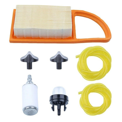 Carb Choke Knob Air Fuel Filter Line Kit for Blower