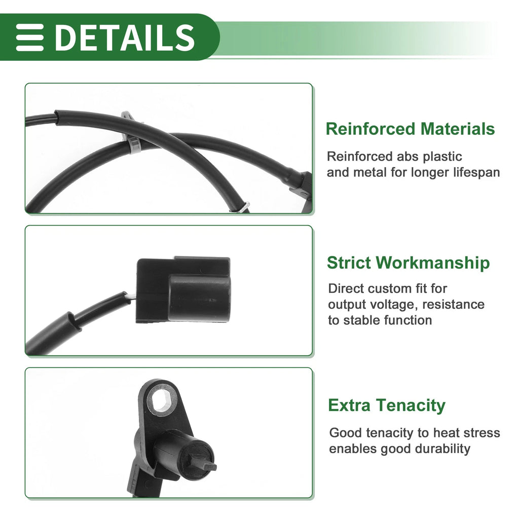 ABS Wheel Speed Sensor Replacement for Mitsubishi Lancer (2002–2007)