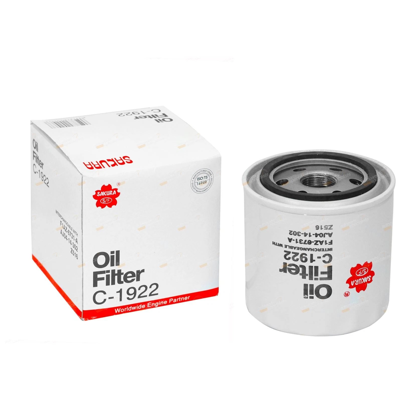 Engine Oil Filter C-1922 for (Interchangeable with Ryco Z516)