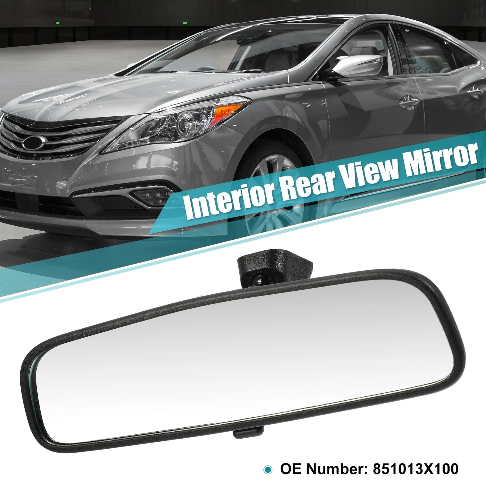 Inner Rearview Mirror for Hyundai Sonata (2016–2019) OEM Replacement
