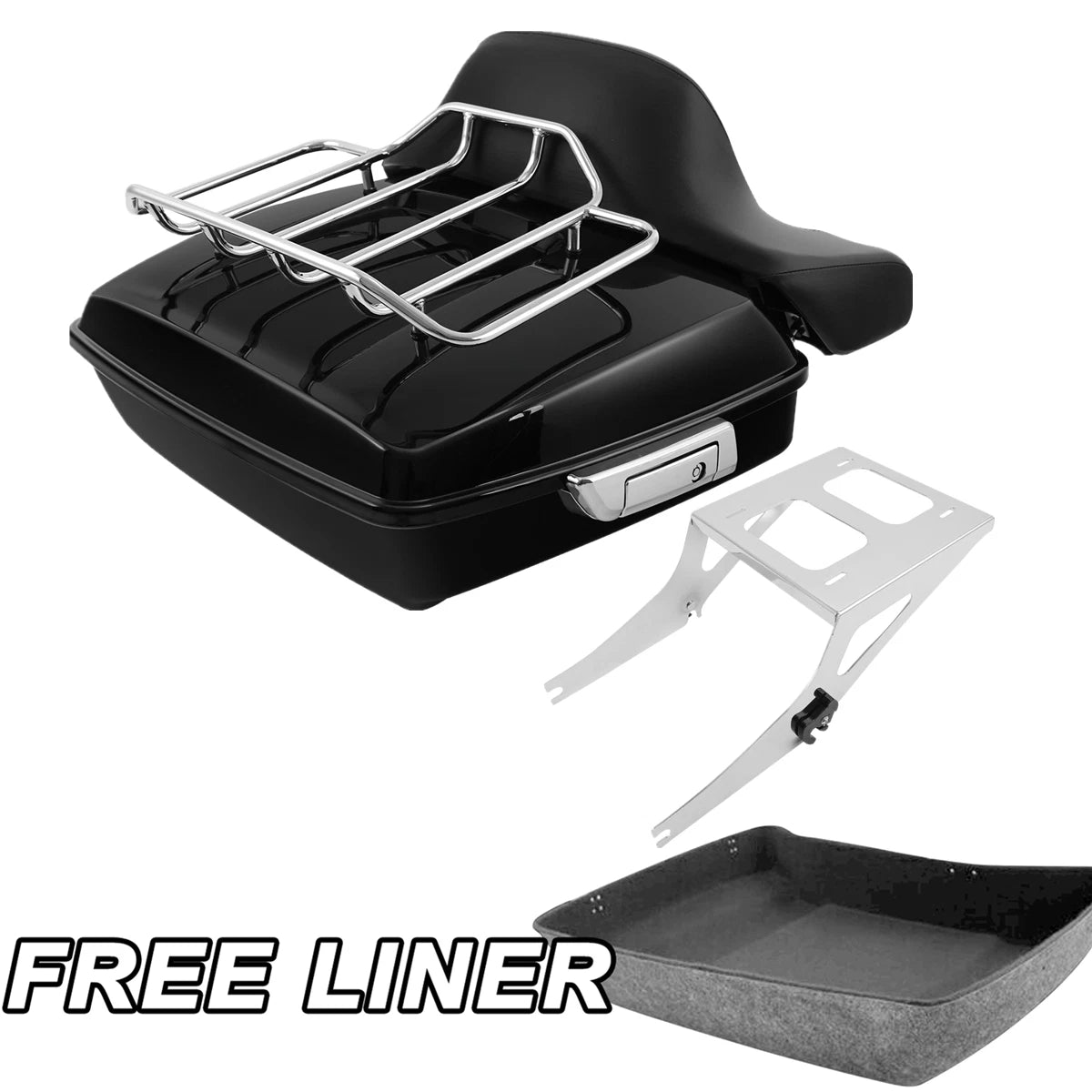Backrest Pad for Harley Softail Fat Boy (2008–2016)