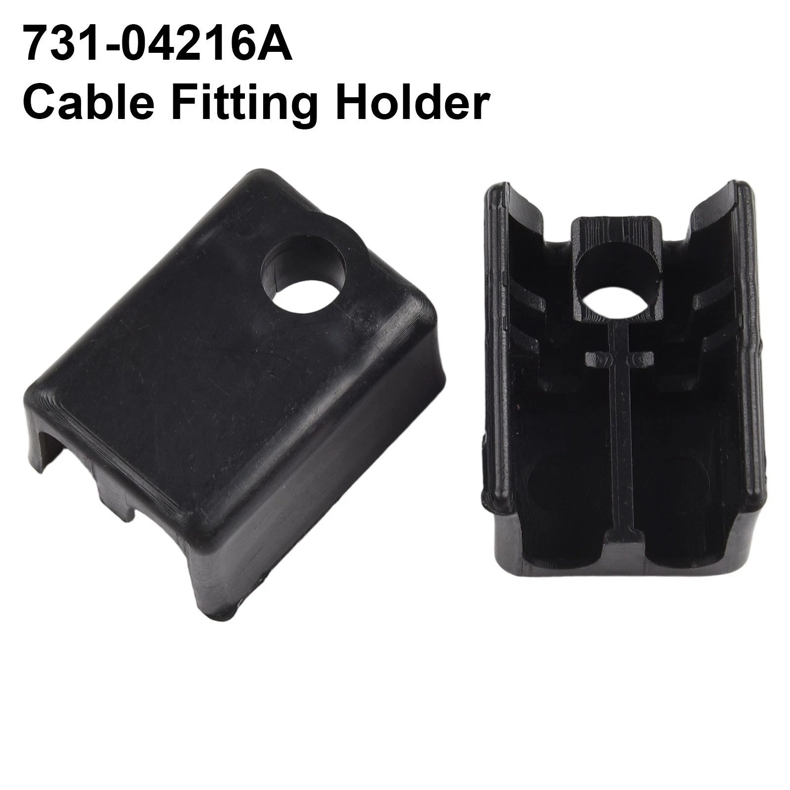 Dual Cable Fitting Holder 2 Pack for Easy Installation
