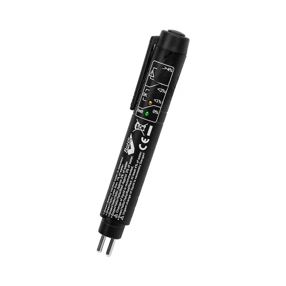 Brake Fluid Tester Pen with 5 LED Indicators and Precision Probe