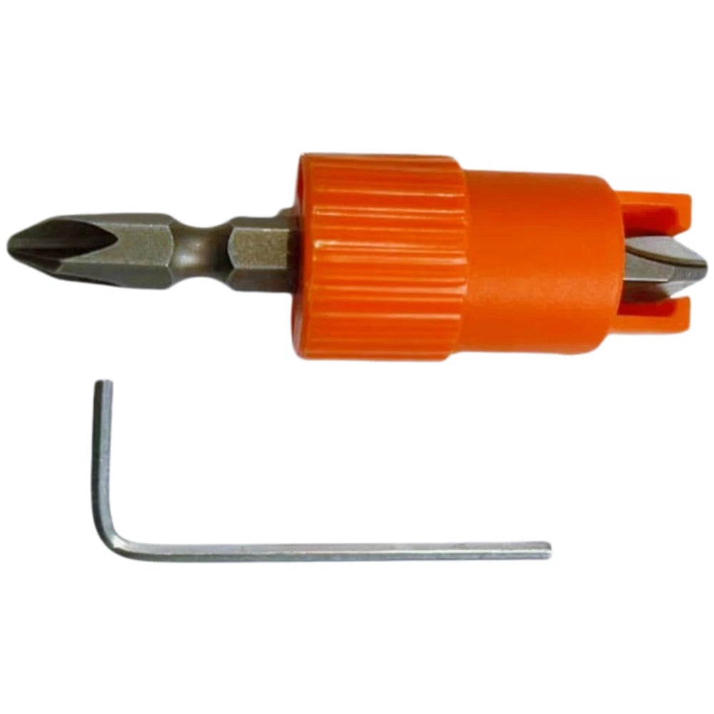2X Spring Loaded Screwdriver Bit Stopper for Electric Drill Compatibility