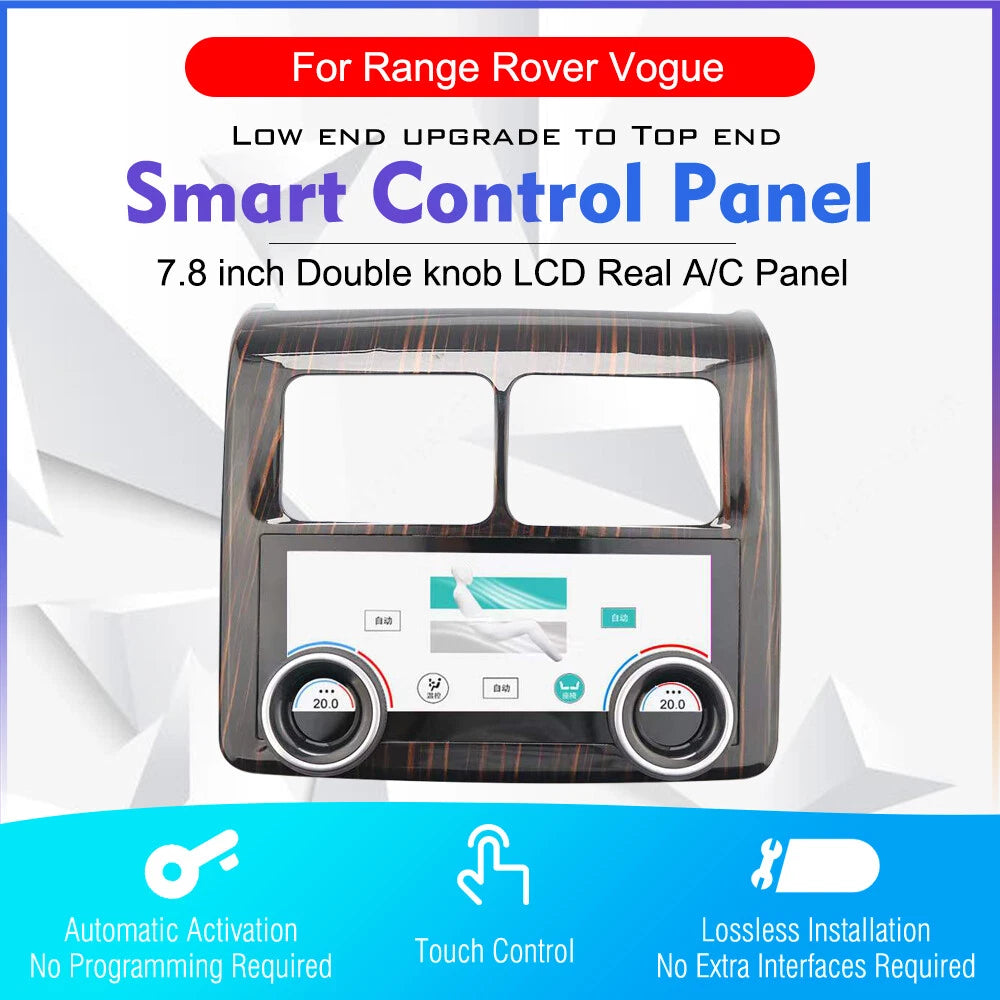 7.8" Rear A/C Control Touch Screen AC Panel For Range Rover Vogue L405 2013-2017