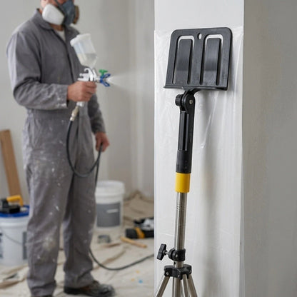 Hard Plastic Wall Spray Shield Holder for Exterior Renovation Projects