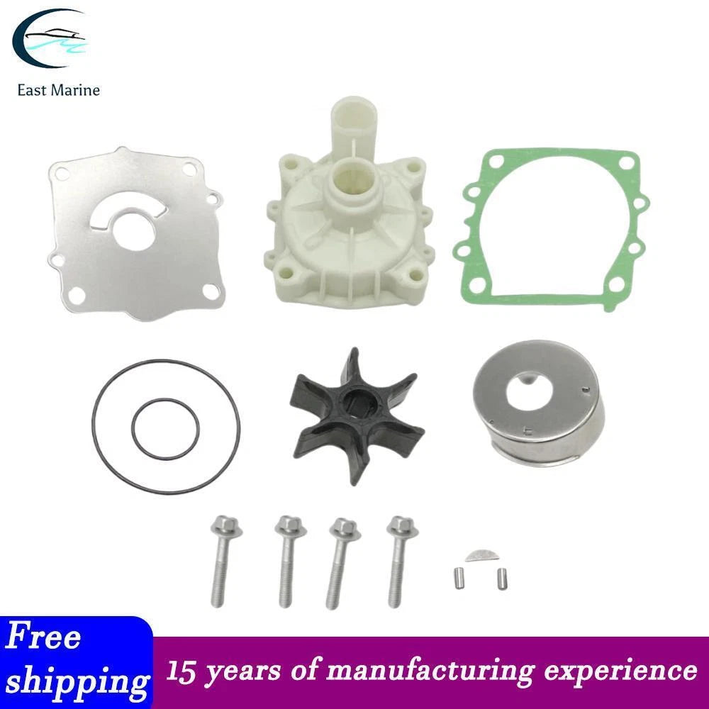 Water Pump Impeller Kit 68V-W0078-00 for Yamaha F75 F90 F115 (4-Stroke)