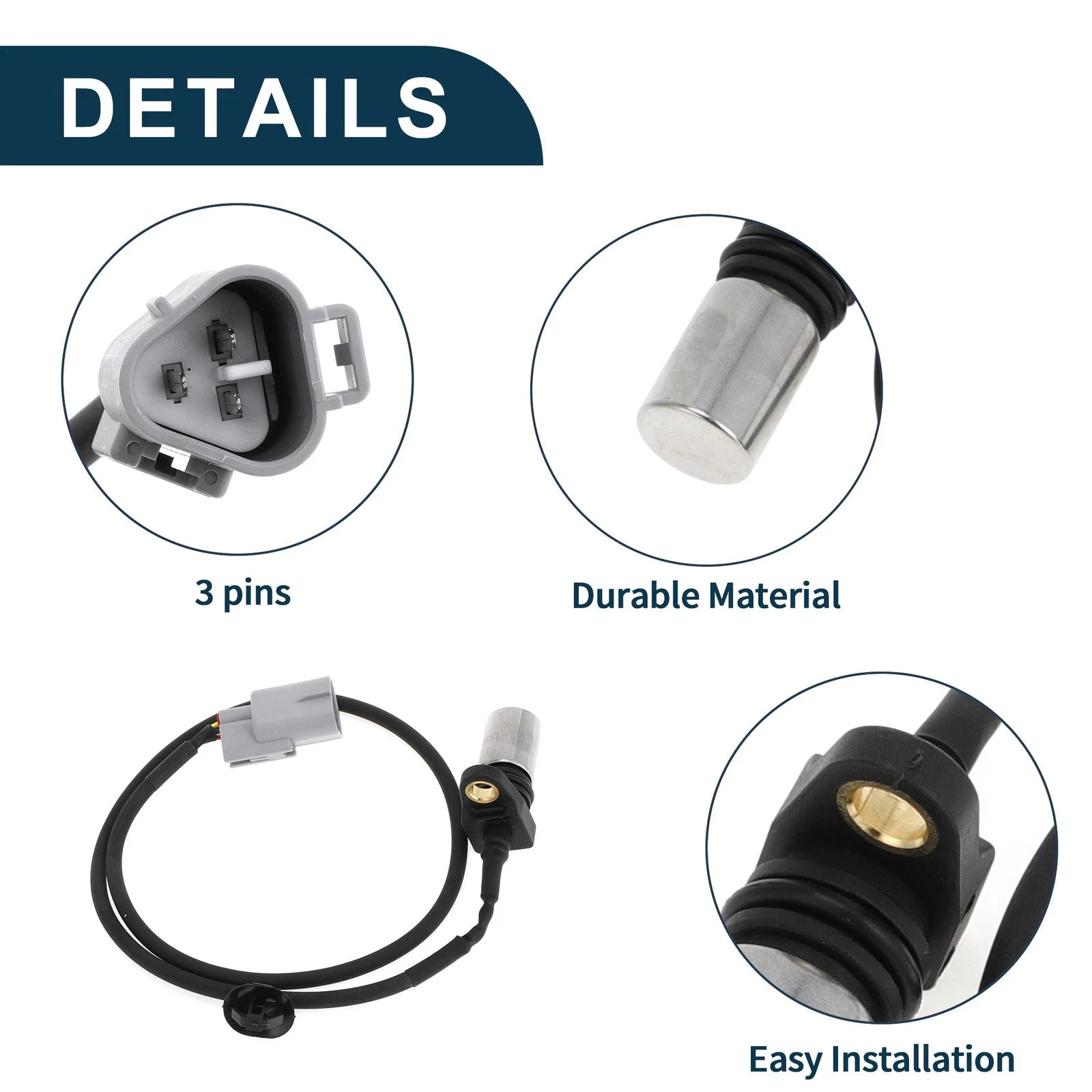 Crankshaft Position Sensor for Toyota Hilux 2.5 3.0 Diesel (2005–2013)