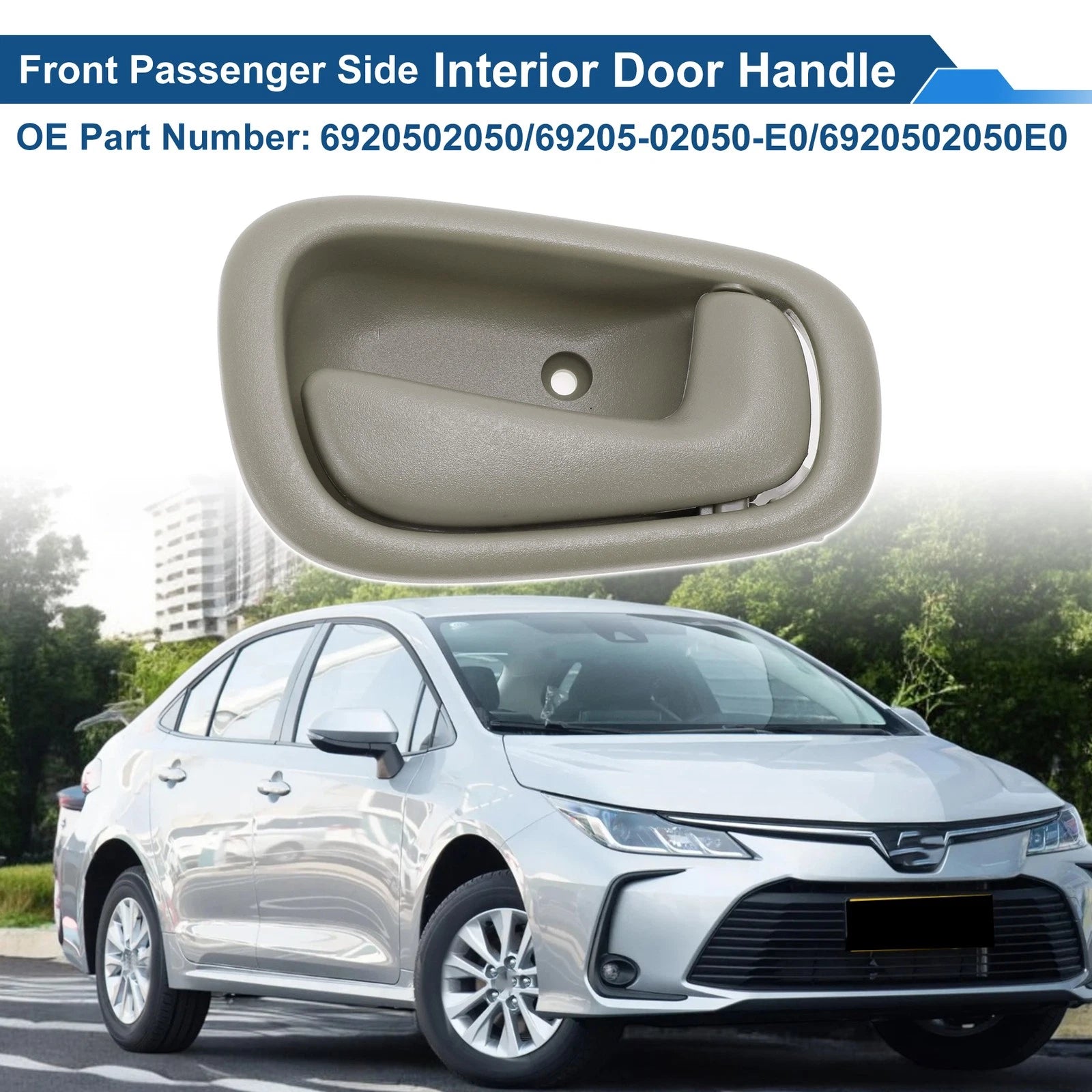 Front Driver Side Interior Door Handle Replacement for Toyota Corolla (1998–2002)
