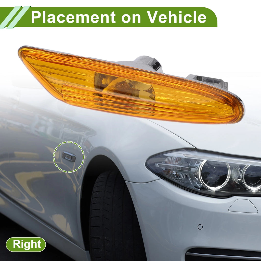 Right Side Marker Light Cover Replacement for BMW 320i (2002–2005)