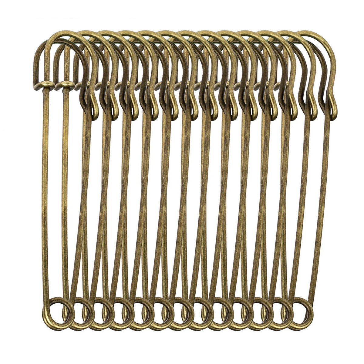 30Pcs Stainless Steel Safety Pins for Apparel Accessory