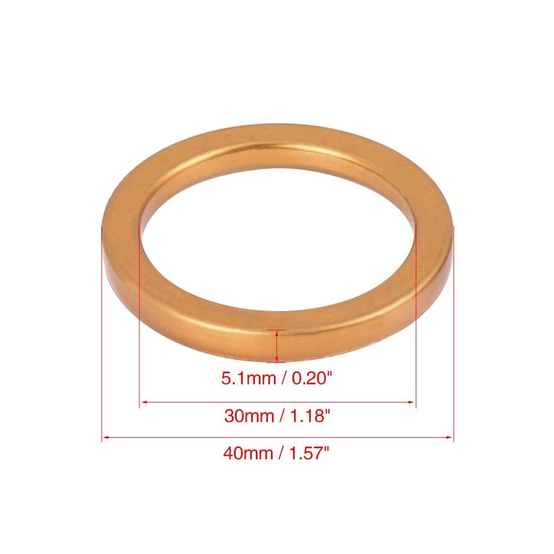 10pcs Exhaust Muffler Pipe Gasket for Honda CG125 (30mm ID)