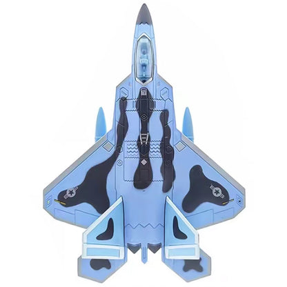 F-22 Alloy Fighter Aircraft Model Collection (1:100 Scale)