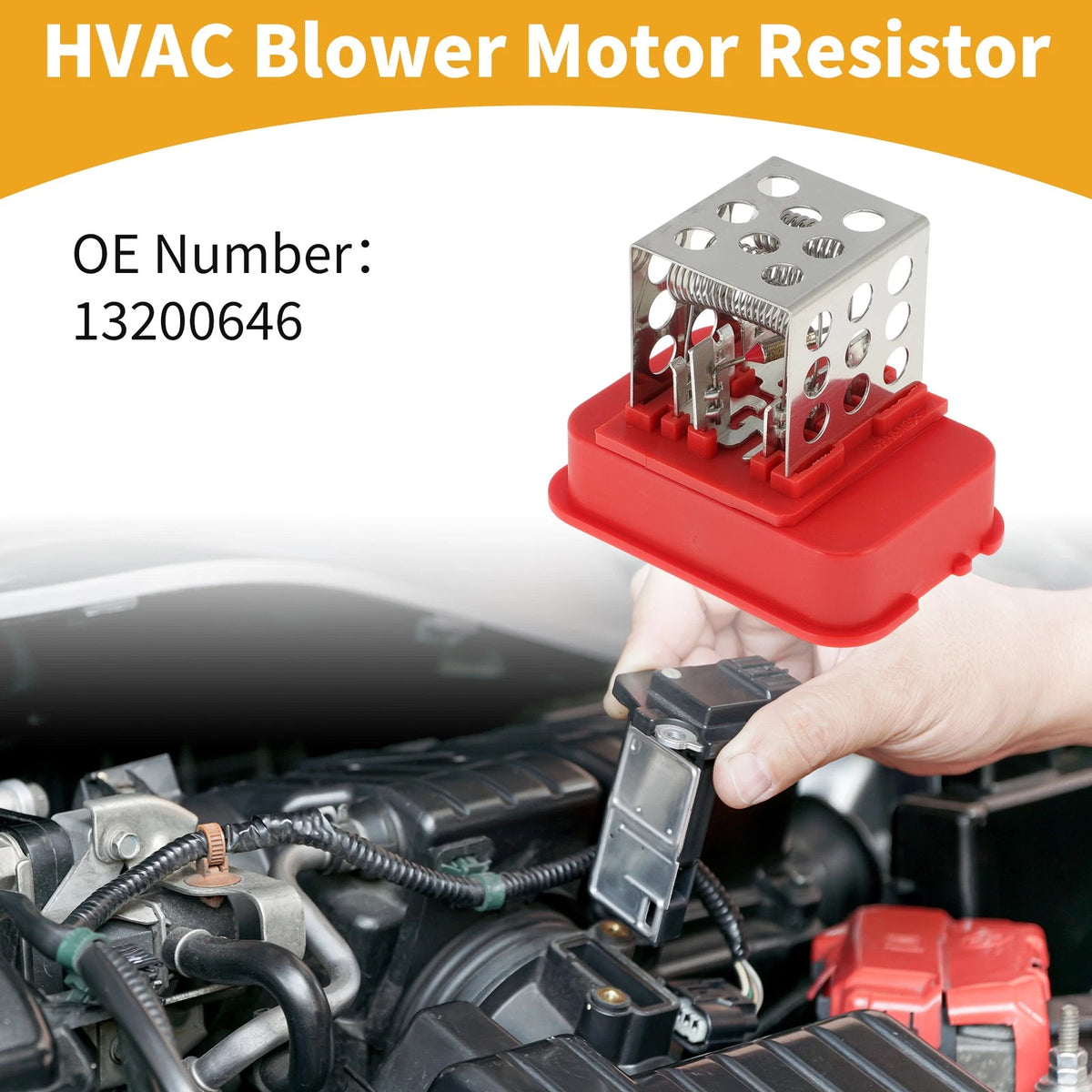 HVAC Blower Motor Resistor No. 13200646 for Opel Astra H (2004–2010)