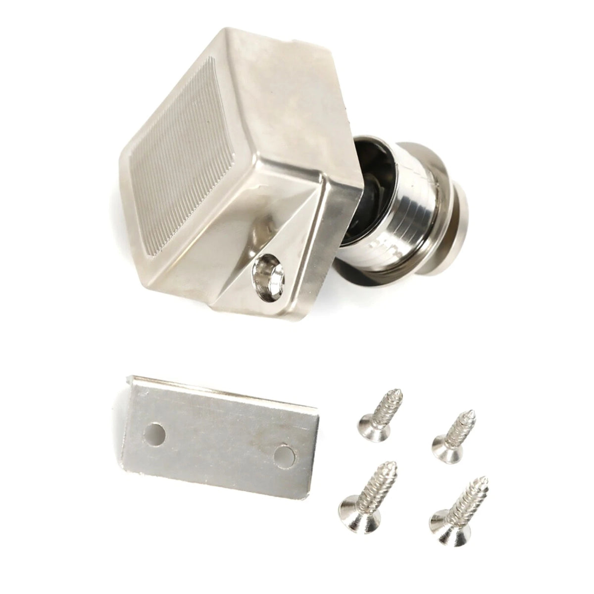 Push Button Lock Knob Latch for Camper RV Caravan Cabinet (15-20mm)