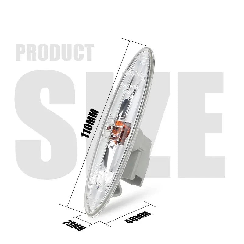 1Pcs Clear Front Side Marker Indicator Light for Lexus IS (2005–2013) 8173030131